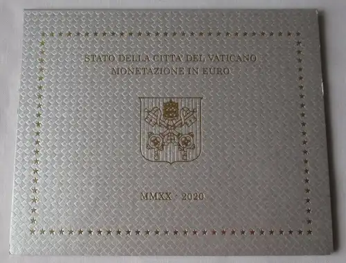 KMS Euro Kursmünzensatz Vatikan 2020 Papst Franziskus Stempelglanz (116909)
