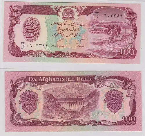100 Afghanis Banknote Afghanistan 1991 (125961)