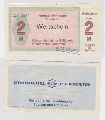 2 Mark Banknote Wertschein DDR Interhotel Panorama Oberhof   (165224)