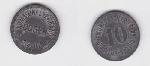 10 Pfennig Zink Münze Notgeld Kommunalverband Bogen 1917 (160250)