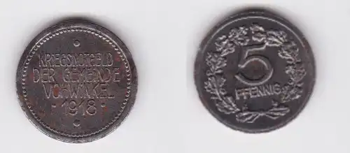 5 Pfennig Eisen Münzen Notgeld Stadt Vohwinkel 1918 (163484)