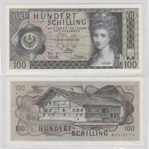 100 Schilling Banknote Österreichische Nationalbank Österreich 1969 (165677)