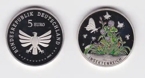 5 Euro Münze Deutschland Insektenreich 2022 J Stgl. (142130)