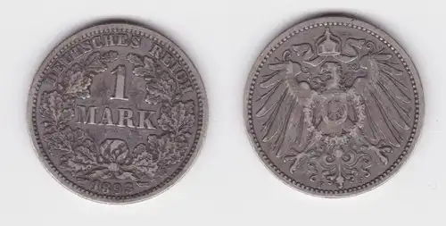 1 Mark Silber Münze Deutschland Kaiserreich 1893 F Jäger Nr.17 (164932)