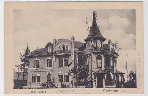 68555 Feldpost Ak Ciechocinek Villa Janina 1915