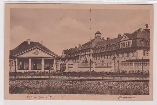 62801 Ak Grossenhain in Sachsen Fliegerkaserne um 1920