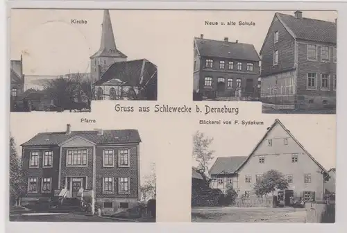 900051 Mehrbild Ak Gruß aus Schlewecke bei Derneburg Bäckerei usw. 1910