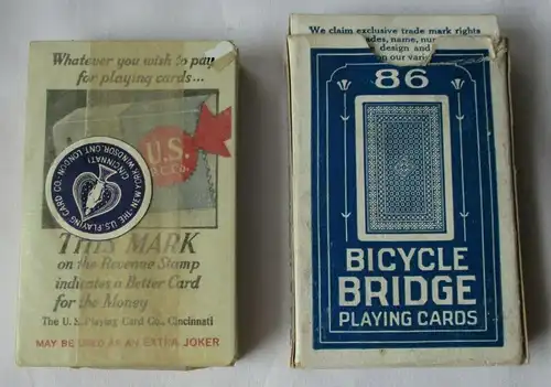 Skat Kartenspiel Bicycle Bridge 86 US Playing Cards OVP versiegelt (144443)
