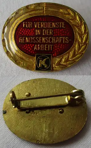 DDR Ehrennadel für Verdienste in der Genossenschaftsarbeit Stufe Gold (148827)