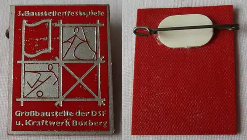 DDR Abzeichen Großbaustelle der DSF Kraftwerk Boxberg (149394)