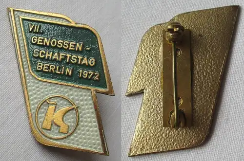 DDR Abzeichen VII. Konsumgenossenschaftstag Berlin 1972 (149433)