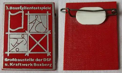 DDR Abzeichen Großbaustelle der DSF Kraftwerk Boxberg (149404)