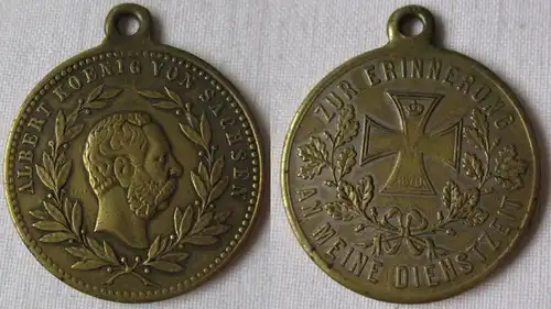 Medaille Albert König von Sachsen "Zur Erinnerung an meine Dienstzeit" (147000)