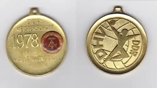 DDR Medaille DHV Meisterschaft im Hallenhandball männlich 1978 (101371)