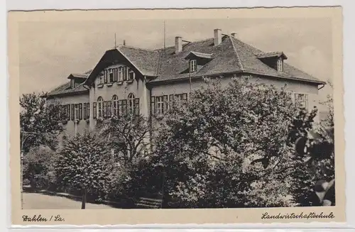94041 Ak Dahlen in Sachsen - Landwirtschaftsschule, Außenansicht 1941