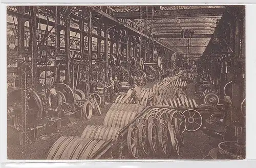 85052 AK Aus Krupp's Fabrik, Essen-Ruhr - Radsatzwerkstatt 1914