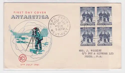 907367 Ersttagsbrief FDC First Day of Issue Antarktis Antartica 5. Juli 1961