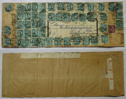 138770 großer Infla Brief von Lengenfeld zur Landesversicherungsanstalt Dresden