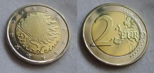 2 Euro Gedenkmünze Finnland Eine Leino 2016 Stgl. (159118)