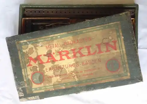 Original Märklin Metall Baukasten Ergänzungs-Kasten um 1940 (102145)