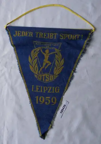 DDR Wimpel III. Deutsches Turn- u. Sportfest Leipzig 1959 (109435)