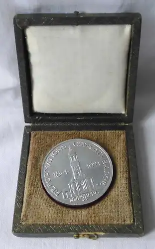seltene Aluminium Medaille Reformations Gedächtniskirche Nürnberg 1921 (109054)