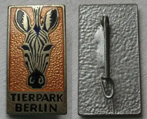 DDR Abzeichen Tierpark Berlin Zebra Tierkopf (114993)