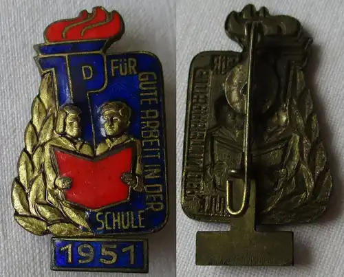 DDR Abzeichen "Für gute Arbeit in der Schule" 1951 Bartel 1 Nr. 1931 (144808)