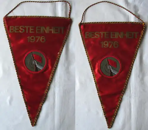DDR Wimpel Kampfgruppe der Arbeiterklasse - Beste Einheit 1976 (150746)
