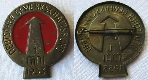 Abzeichen 1. Mai 1953 Deutscher Gewerkschaftsbund (129746)