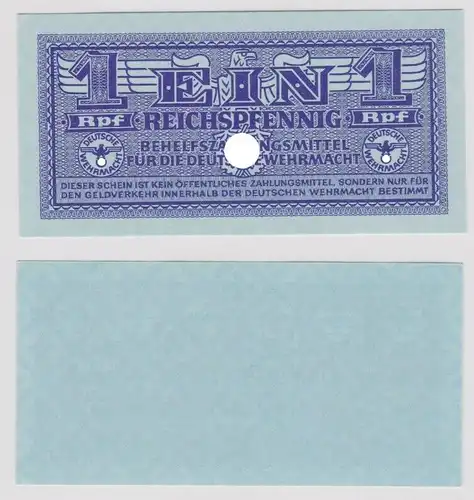 1 Reichspfennig Behelfszahlungsmittel Rosenberg 501a Kassenfrisch (130927)