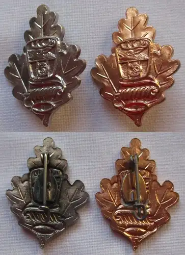 DDR Abzeichen Jagdhundeführer Silber und Bronze (141673)