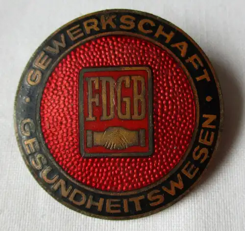 seltenes DDR Abzeichen Gewerkschaft Gesundheitswesen FDGB Bartel 111a (133996)