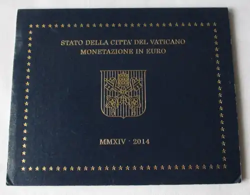 KMS Euro Kursmünzensatz Vatikan 2014 Papst Franziskus Stempelglanz (125338)