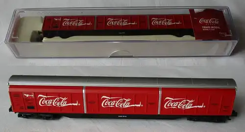 Lemke Spur N 2729 K Coca-Cola Güterwagen Schiebewandwagen in OVP (104950)
