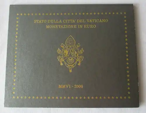 Vatikan Original KMS 2006 komplett Stgl. mit Papst Benedict XVI OVP (112994)