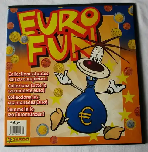 Panini EURO FUN Sammelalbum mit 13 Kursmünzsätzen Euro-Länder (129654)