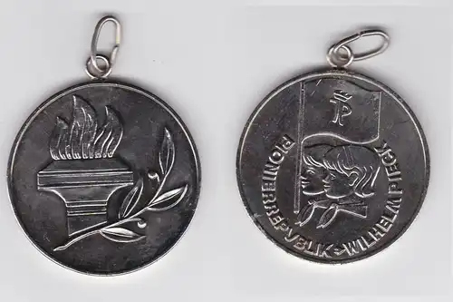 DDR Medaille Pionierrepublik "Wilhelm Pieck" Stufe Silber (135947)