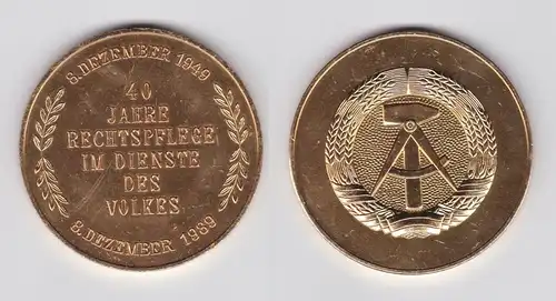 DDR Medaille 40 Jahre Rechtspflege im Dienste des Volkes 1989 (138975)