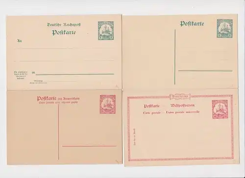 56293 Ganzsachen Sammlung P9+P10+P13+P16 Deutsche Kolonien Deutsch-Neuguinea