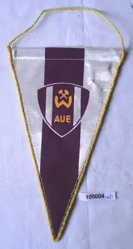 seltener DDR Wimpel Sportverein Wismut Aue (105004)