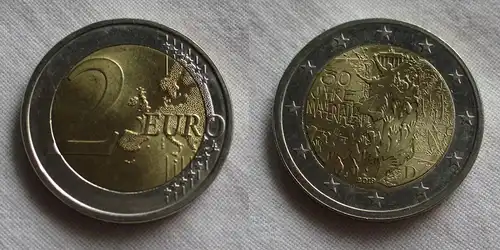 2 Euro Bi-Metall Münze Deutschland 2019 BRD 50 Jahre Mauerfall (159706)