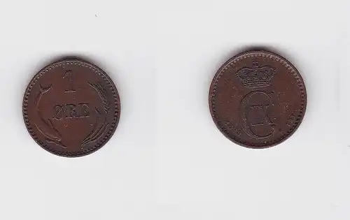 1 Öre Kupfer Münze Dänemark 1899 (130547)