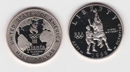 1/2 Dollar Nickel Münze USA Olympiade 1996 Atlanta 1995 S (124069)