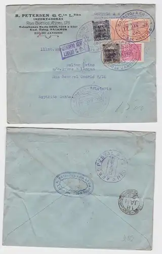 88489 seltener Luftpostbrief Brasilien Rio de Janeiro 1929