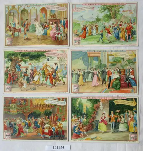 6/141496 Liebigbilder Serie Nr. 611 Tänze verschiedener Zeiten Jahrgang 1904
