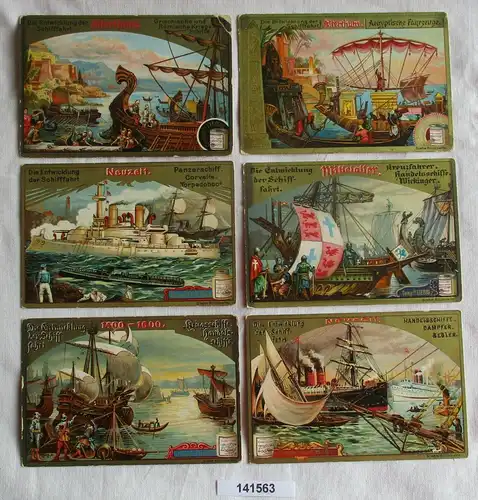 Liebigbilder Serie Nr. 293 Die Entwicklung der Schifffahrt 1895 (6/141563)