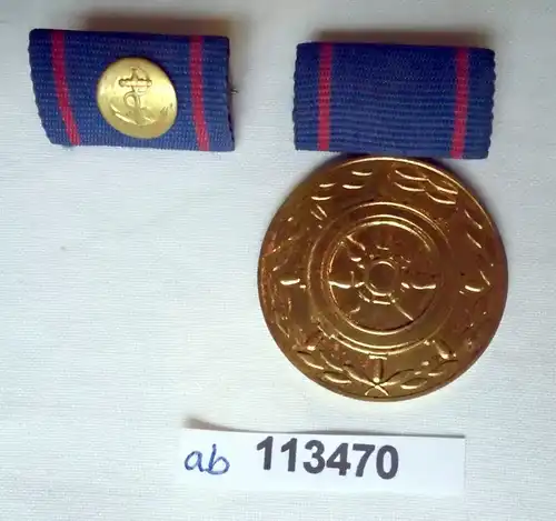 DDR Medaille für treue Dienste Seeverkehrswirtschaft in Silber im Etui (113470)