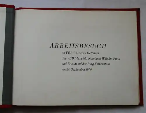 Arbeitsbesuch im VEB Walzwerk Hettstedt d VEB Mansfeld Kombinat W.Pieck (118686)