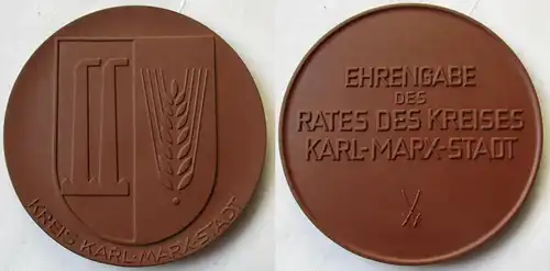 DDR Medaille Ehrengabe des Rates des Kreis Karl Marx Stadt (149845)